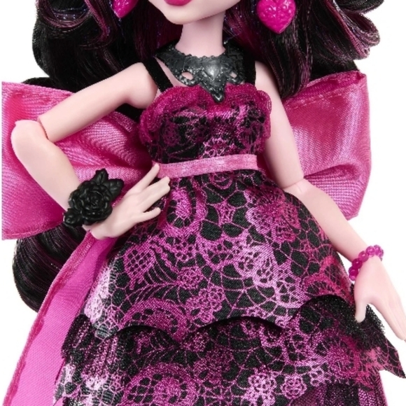 Monster High Draculaura Doll in Monster Ball Party Dress with Accessories Monster High Draculaura Doll in Monster Ball Party Dress with Accessories